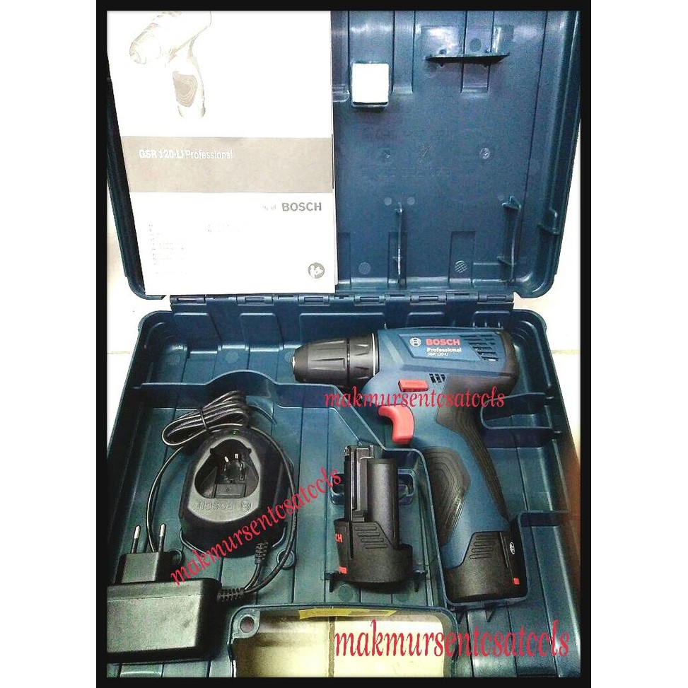 ORIGINAL - MESIN BOR CHARGER PROFESIONAL BOSCH GSR 120 - LI ORI