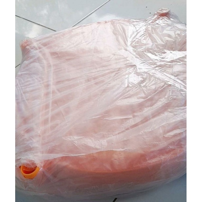 MEJA BULAT SHINPO 843D PLASTIK SUSUN 2 (GAGANG STAINLESS) / MEJA RUANG TAMU