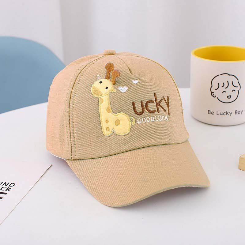 Topi Anak Bordir Gambar Jerapah Lucky 2-10Tahun