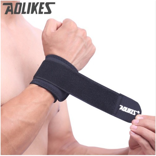 SUPPORT BRACE WRISTBAND AOLIKES ORIGINAL WRIST STRAP GYM DEKER TANGAN