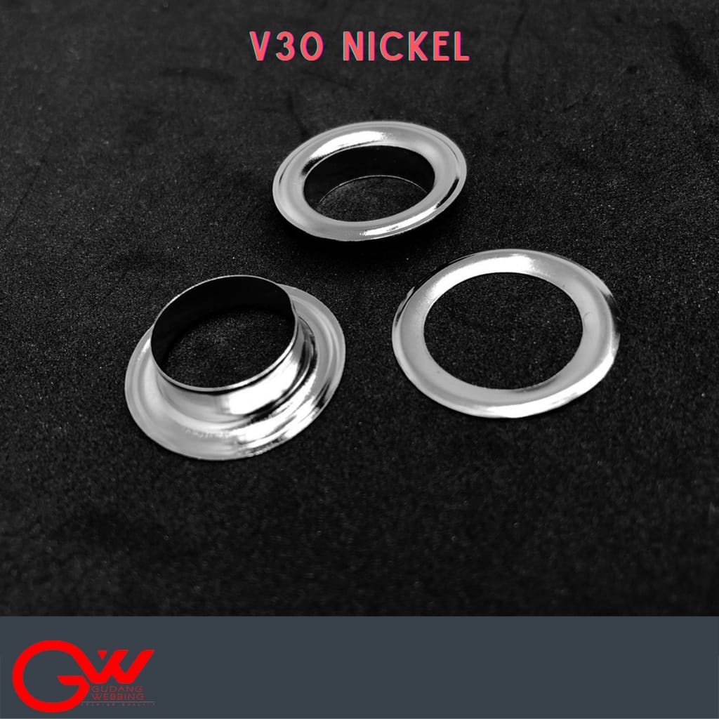 MATA ITIK / RING O BESI / V30 NICKLE (5Gross)