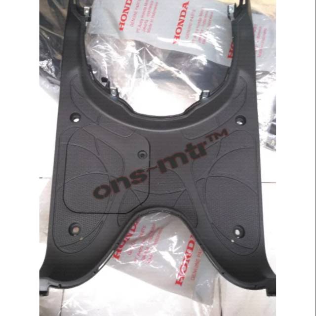 BROWN COKLAT Bordes injekan pijakan kaki Scoopy fi ESP BROWN 2015-2016 ORI AHM stater HALUS ESP