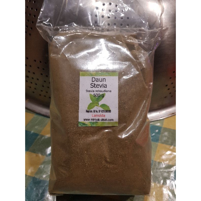 

Stevia Powder 500gr Daun Manis Alami Pengganti Gula