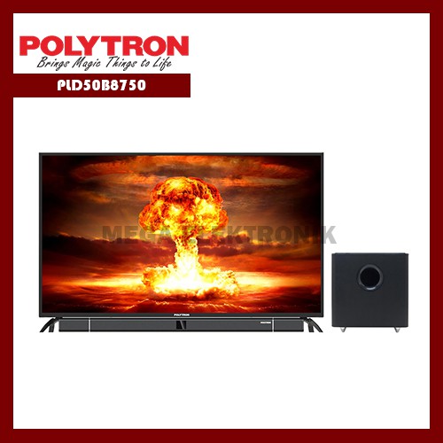 Polytron PLD50B8750 LED TV 50 inch CINEMAX SOUNDBAR
