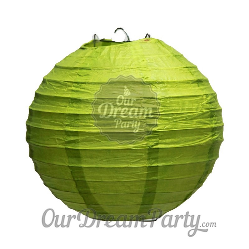 Lampion Kertas Bulat 20cm