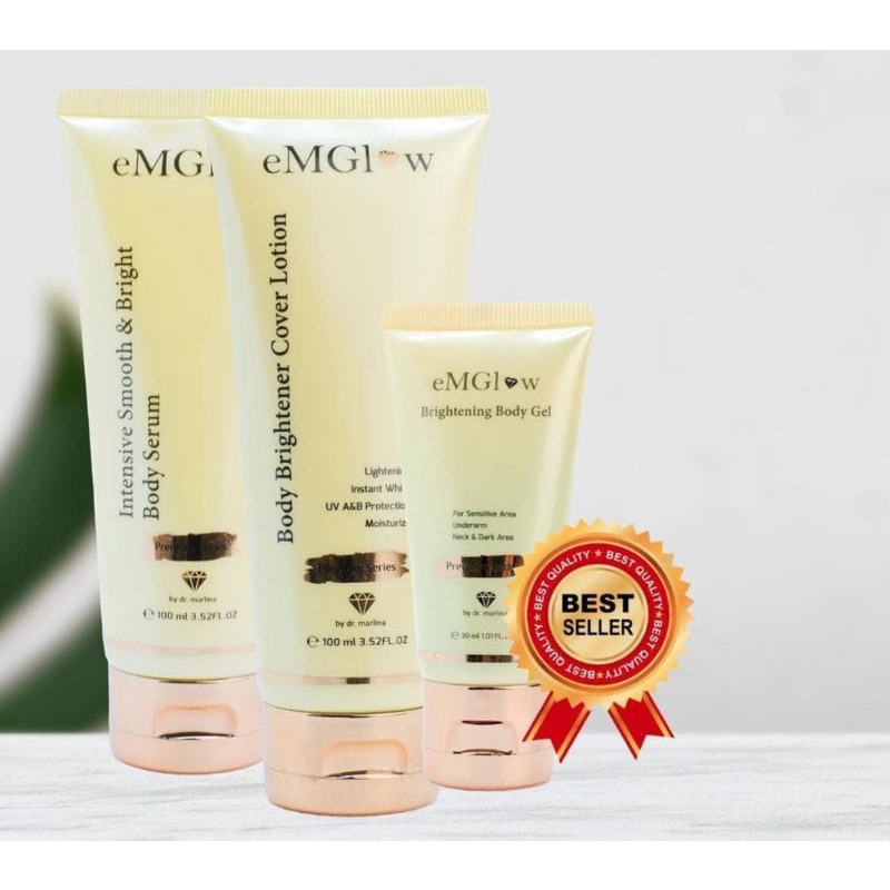 eMGlow Paket Lotion Komplit By Dr Marlina
