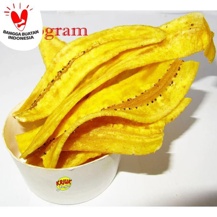 

Keripik Pisang Asin Spesial ( Kiloan / Curah )