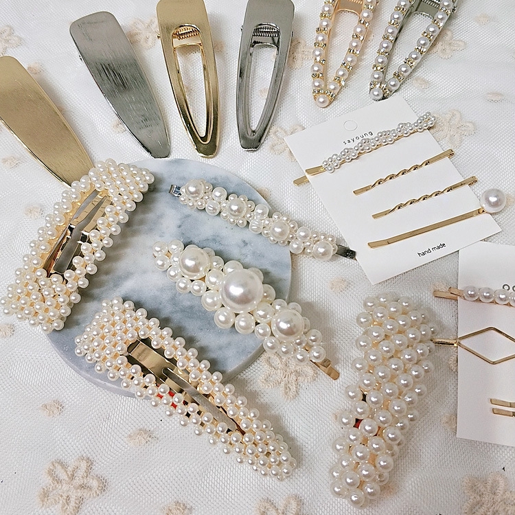 Bayar Di Tempat Lebaran 20pcs Mutiara klip jepit rambut Bayar Di Tempat Lebaran 20pcs Mutiara klip jepit rambut