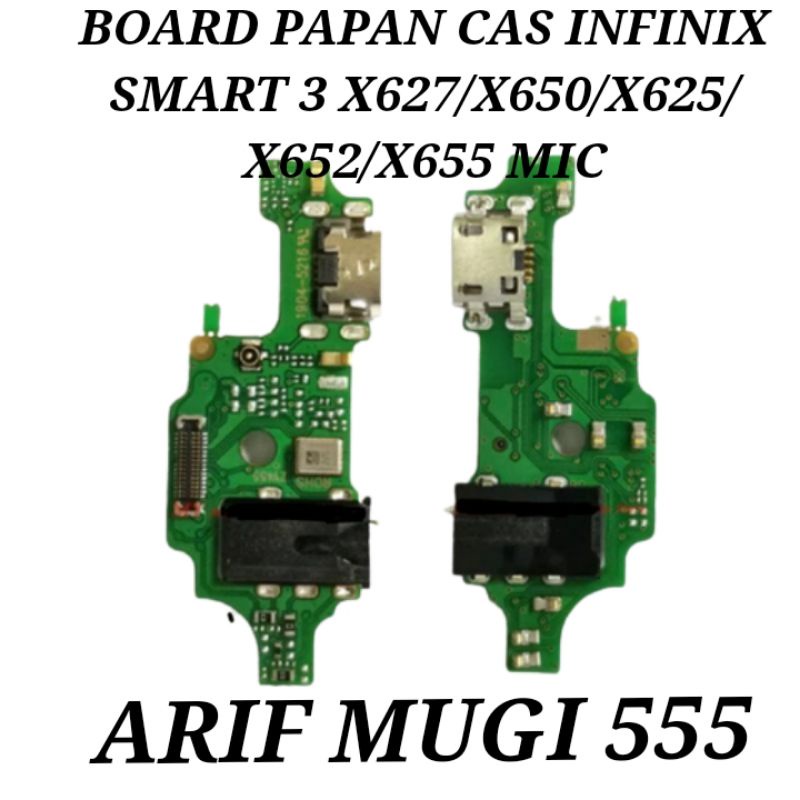 FLEXIBLE CHARGER PAPAN CAS KONEKTOR CONECTOR INFINIX SMART 3 X627 X650 PLUG IN MIC ORIGINAL