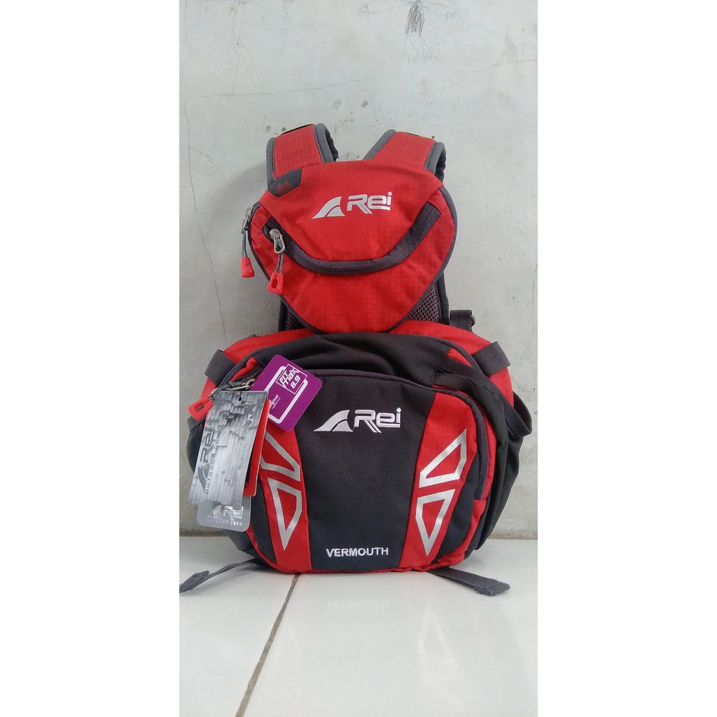 (Baru, Harga Miring) Tas Sepeda Running Jogging Olahraga Rei Arei Ori