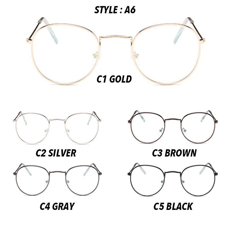 (YUZHU) Bayar di Tempat 7 in 1 INS Fashion Terpolarisasi Kacamata Hitam Wanita/Pria Anti Blue Eyeglasses