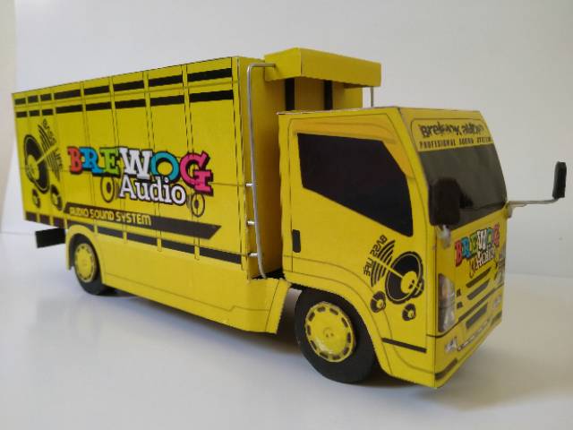 Miniatur Truk Isuzu Brewok Audio Shopee Indonesia