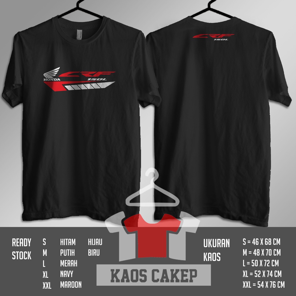 Kaos Motor Honda CRF 150L v2 Baju Otomotif