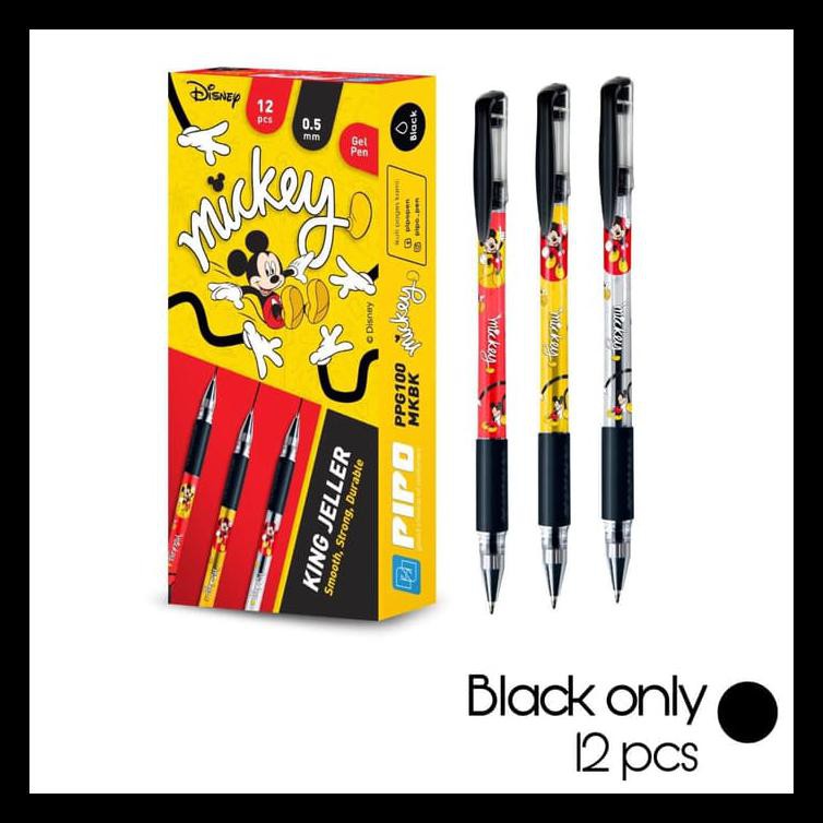 

12Pcs Pipo Mickey Disney Ppg100 Mkbk Karakter Mickey License Fs Terbaik