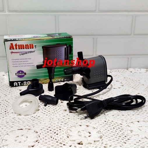 Atman AT-201 AT 201 AT201 mesin Pompa filter power head Aquarium aquascape powerhead