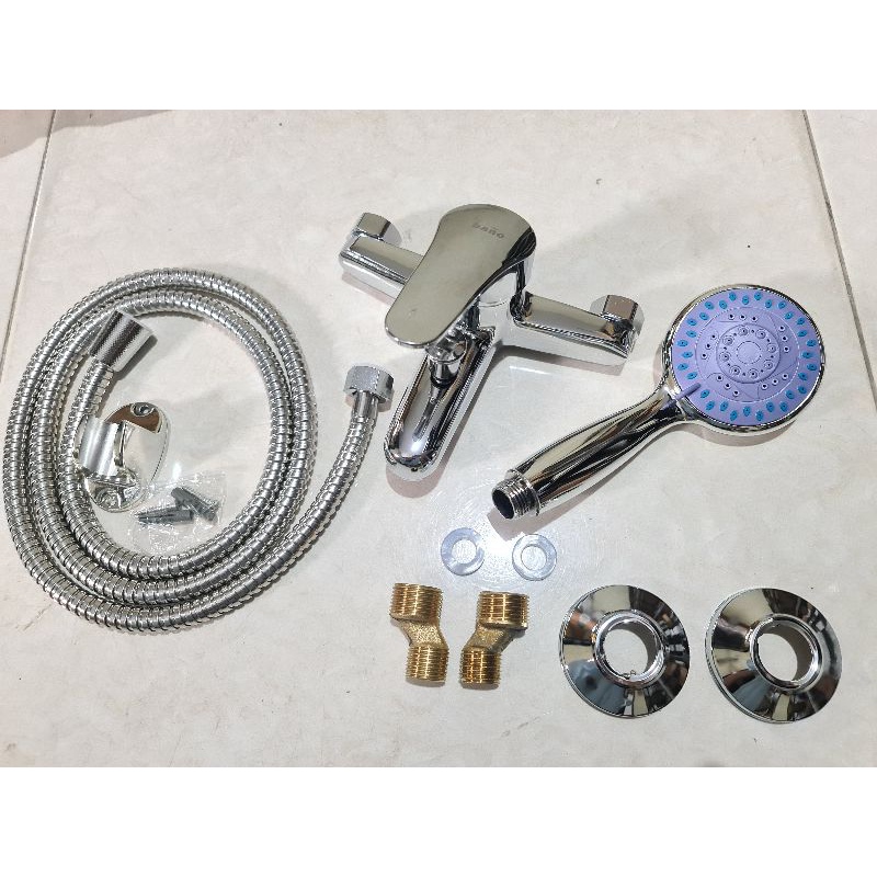 Kran bathub panas dingin bano komplit shower PROMO TERMURAH