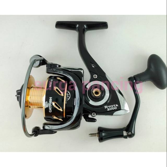 Jual Reel Pancing murah power handle catfish ryota 1000 2000 3000 4000 6000 , 12+1 ball bearing