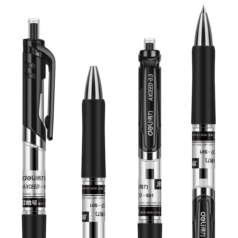 

DELI GEL INK PEN (BLACK) S01 PCS