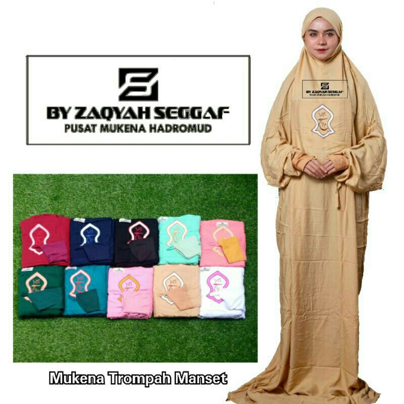 mukena hadramaut terompah manset
