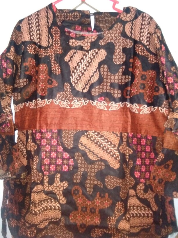Baju Batik Wanita Modern Monalisa Genes M,l,xl Asli Pekalongan