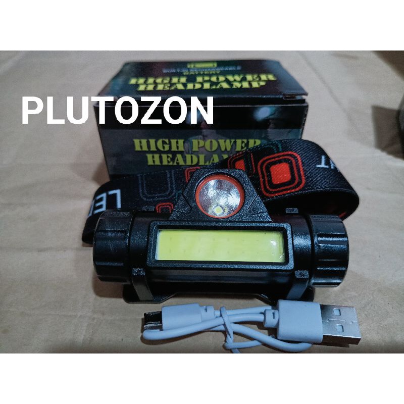 HEADLAMP Senter Kepala Led Cree dan Lampu COB Super Terang