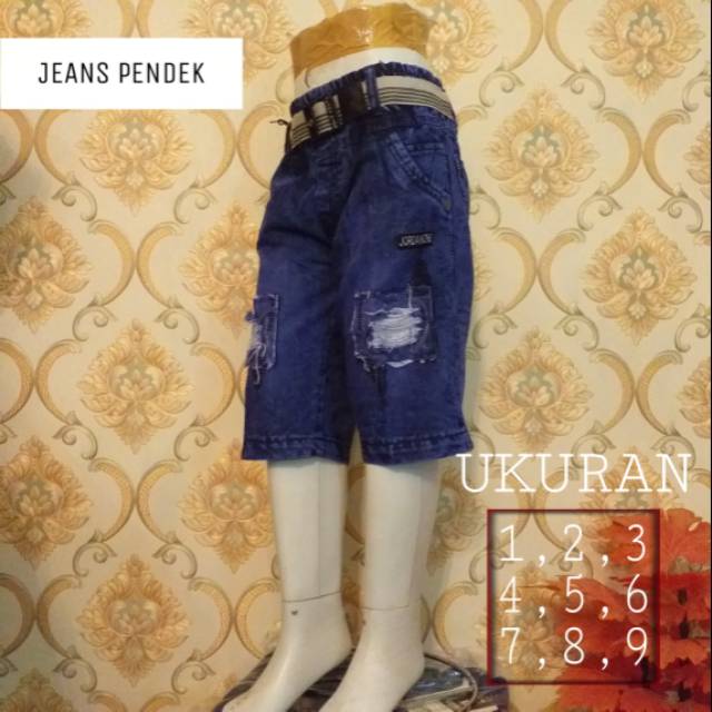 [READY] Celana Pendek Anak 1-7 tahun bahan Jeans