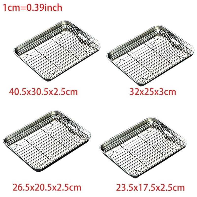 (100% BARANG ORI) NLSLASI Loyang Nampan Baking Sheet Tray Rack Removable - NL28