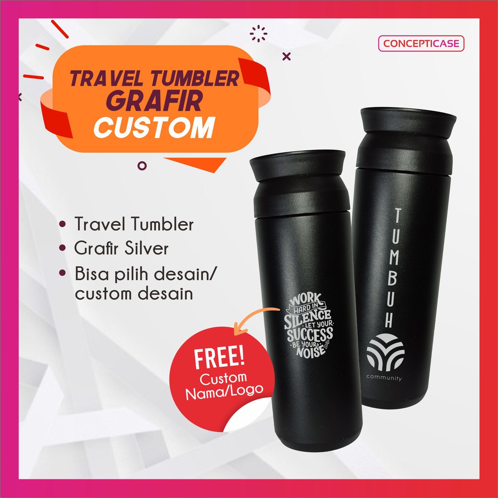 TERMOS TUMBLER STAINLESS  JAPAN GRAFIR CUSTOM