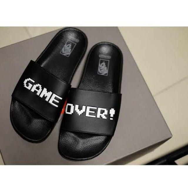 vans game over flip flops