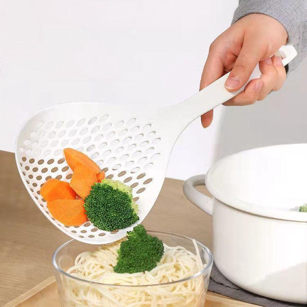 [Elegan] Colander Scoop Gaya Jepang Bahan Ramah Lingkungan Peralatan Masak Sayuran Colander Besar Ikan Alat Dapur