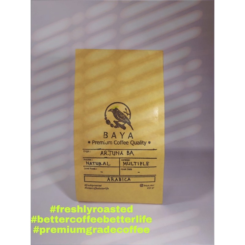 

KOPI ARABICA ARJUNA BUDUG ASU 250gr