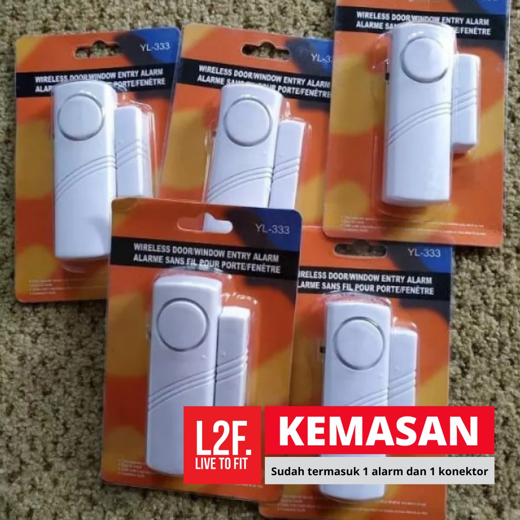 Alarm Sensor Gerak Magnet Pintu Rumah Anti Maling 188 GRATIS ONGKIR COD