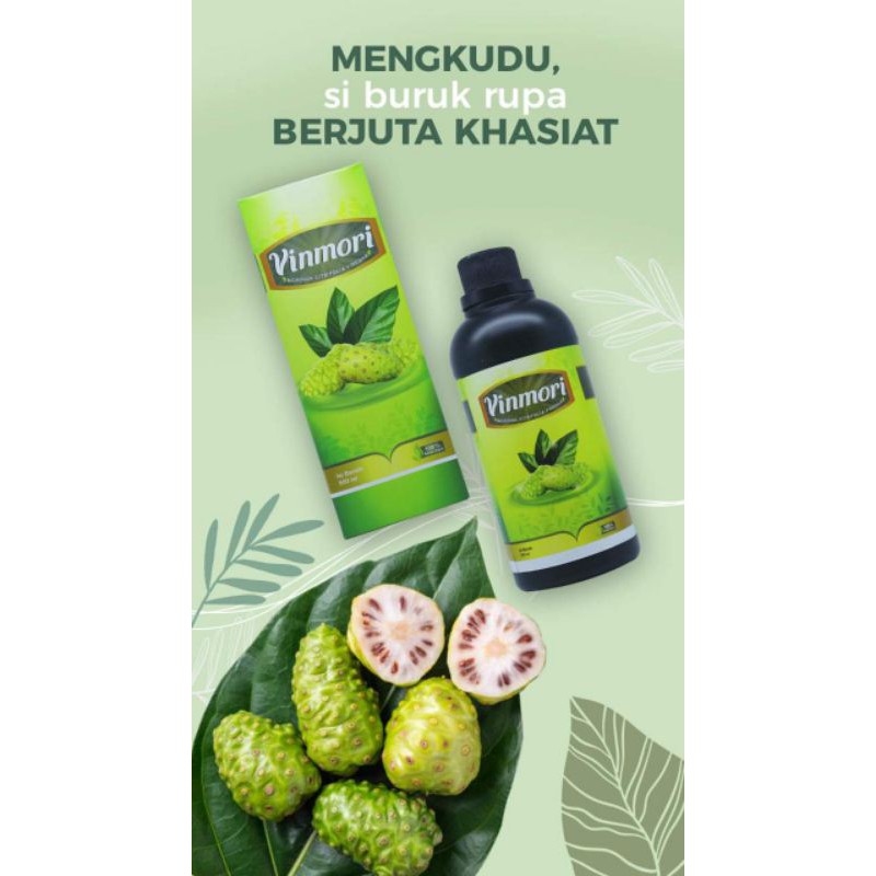 

Sari buah mengkudu cuka alami