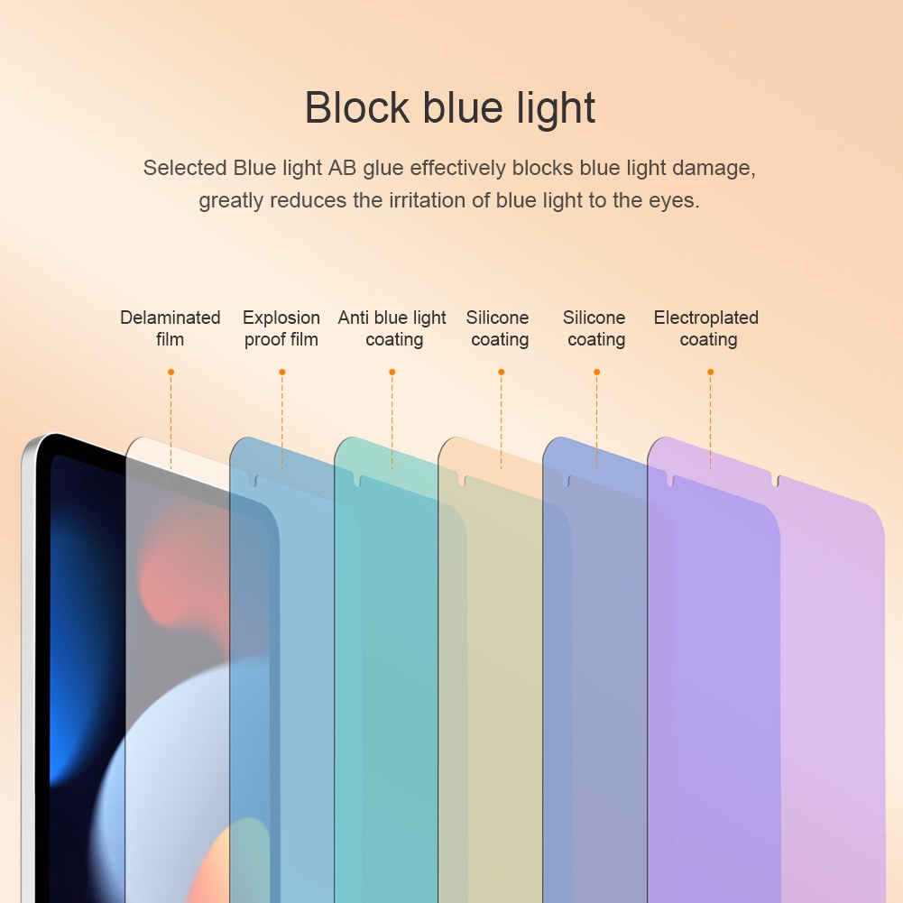 Tempered Glass Apple iPad Mini 6 2021 Nillkin V+ Anti Blue Light