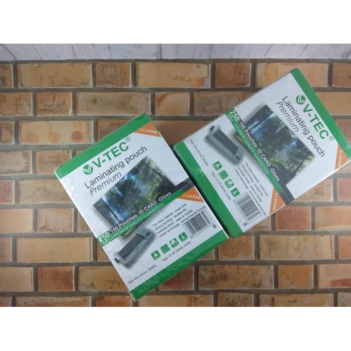 

V-TEC PLASTIK LAMINATING UKURAN ID CARD/KTP/SIM