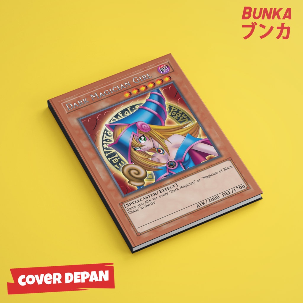 

Notebook Yu Gi Oh Dark Magician Girl 2 Hardcover A5 Skin Buku Tulis Catatan Notes Agenda Planner Jurnal