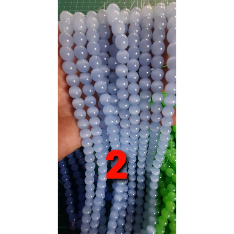 Batu alam cat eye 8mm Batu mata kucing sintetis