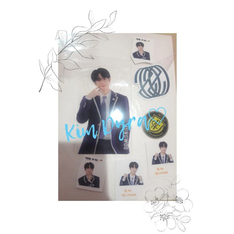 PC Clear Bookmark Jungwoo NCT B2S Official
