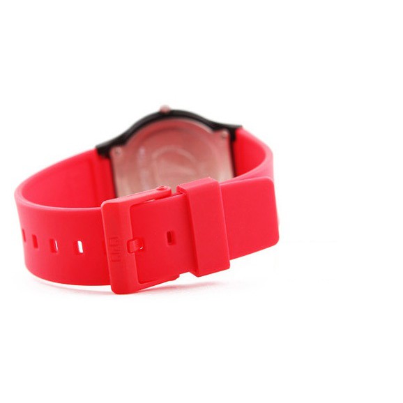 QQ Original VP46J025Y Jam Tangan Wanita - Merah Hitam - Karet