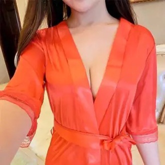 Victoria Pakaian Tidur Wanita LINGERIE Sexy Women Kimono Sleepwear 3010-3