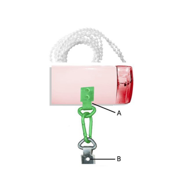 Karabiner /Carabiner Hook dan Ring D Aksesoris Roller Blind Outdoor Untuk Penahan Angin