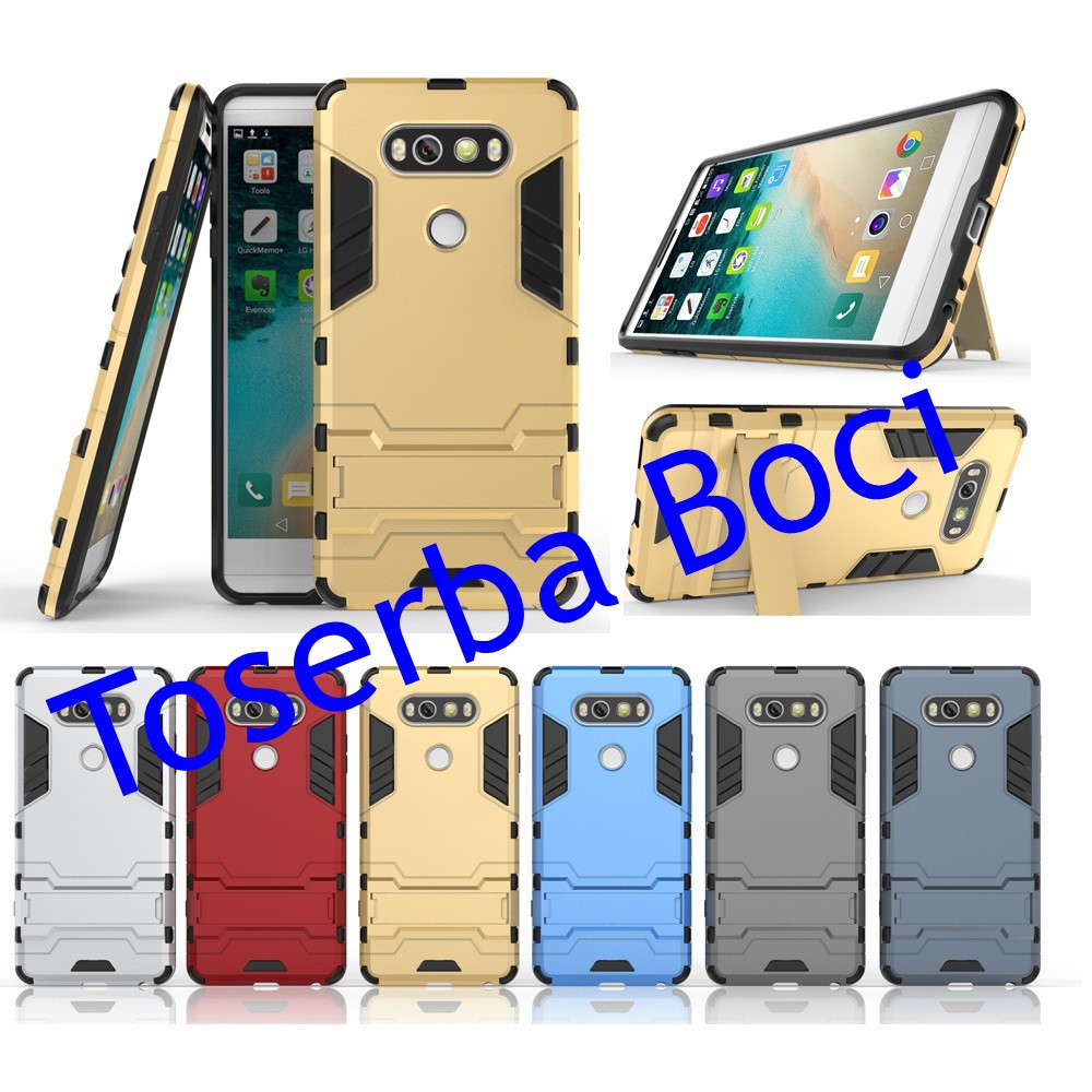 LG V20 Iron Man Armor Case TPU Soft + PC Hard