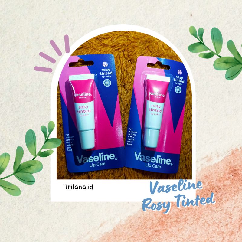 Jual Vaseline Lip Care Rosy Tinted Vaseline Lip Balm Shopee Indonesia