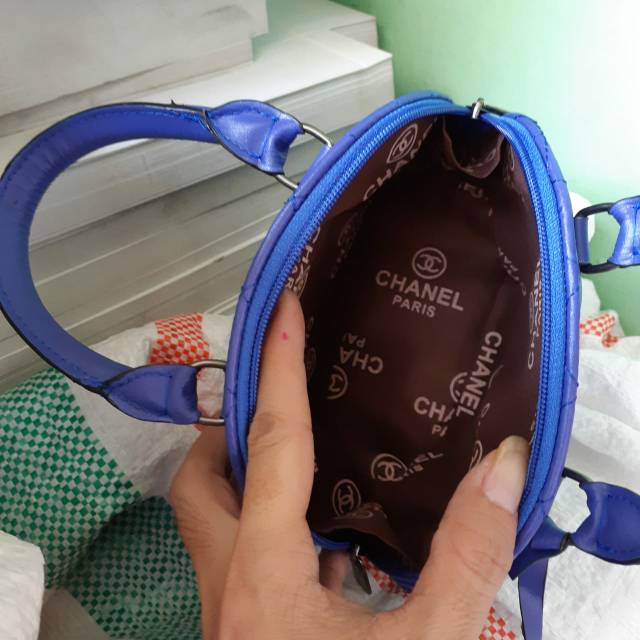 cod Batam TAS MINI CHN ALMA REMAJA FULL SET 2 TALI GEMBOK POUCH