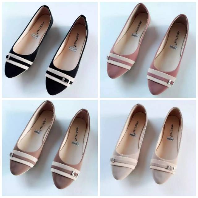 FS 01 FLAT SHOES WANITA GESPER MINI