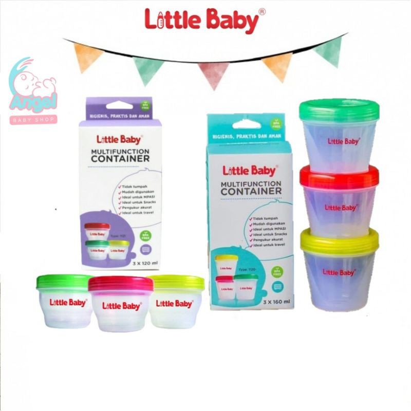 Little Baby Multifunction Container susu 3x120ml / 3x160ml