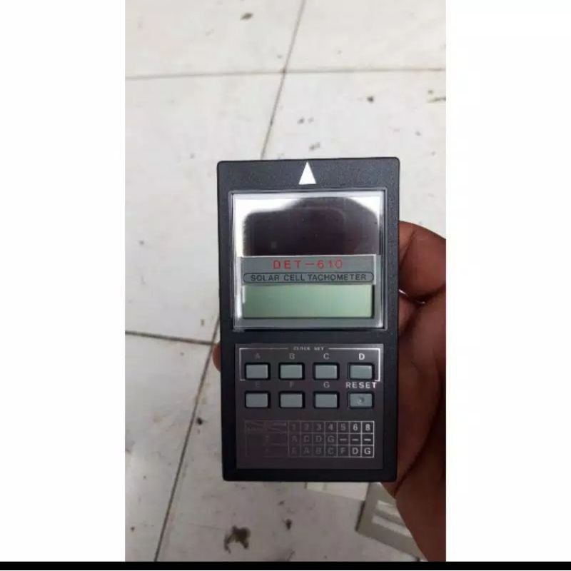 SOLLAR CELL TACHOMETER SUZUKI DET-610 ORIGINAL JAPAN
