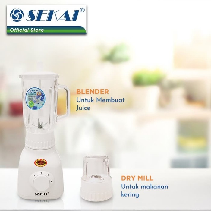 SEKAI Blender Kaca 2 in 1 BL 751 GL TERMURAH ORIGINAL