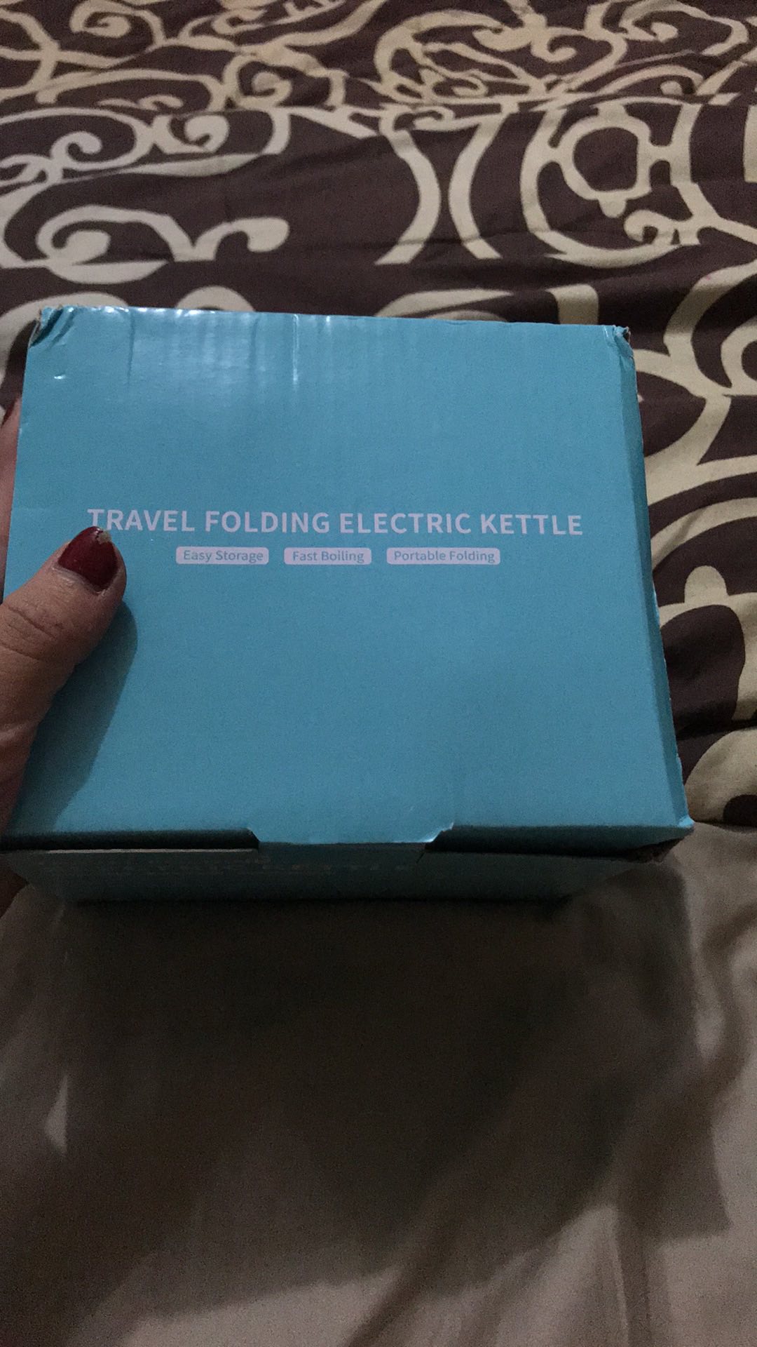 Teko Listrik Kettle Electric Kapasitas 800w Teko Lipat Travelling Pemanas Air Pembuat Kopi Teh