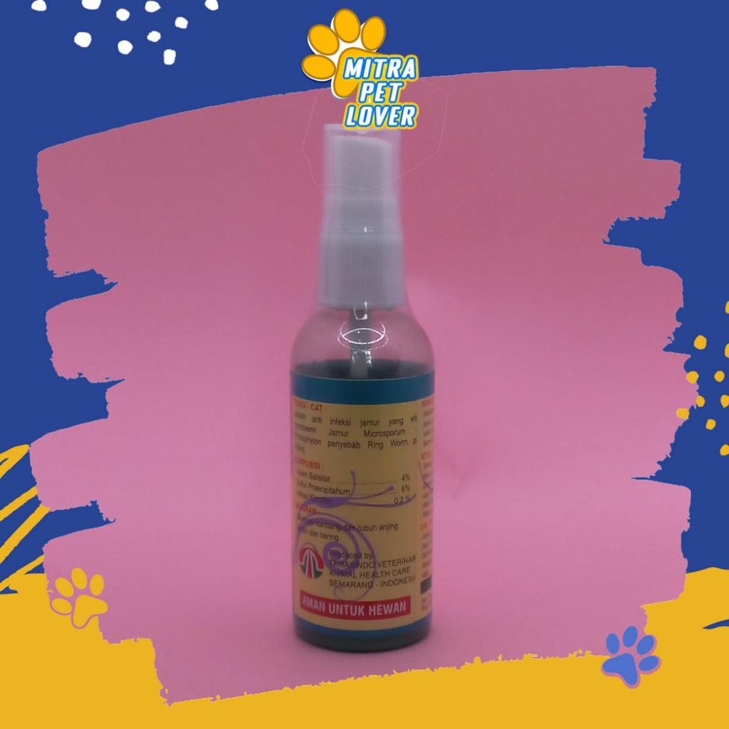 OBAT ANTI JAMUR ANJING - FUNGI DOG SPRAY 60 ML ORIGINAL - CAIRAN SEMPROT FUNGIDOG ANTI INFEKSI CEGAH GATAL DAN JAMUR PADA DOGY AMAN AMPUH PET ANIMAL HEALTHCARE AND VETERINARY TAMASINDO KESEHATAN DAN VITAMIN HEWAN BINATANG PELIHARAAN MITRAPETLOVER